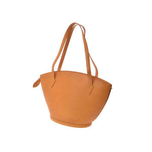 Louis Vuitton Saint Jacques Yellow Shoulder Epi Shopping Bag